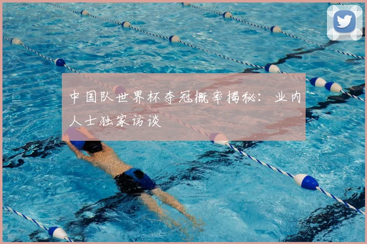 中国队世界杯夺冠概率揭秘:业内人士独家访谈